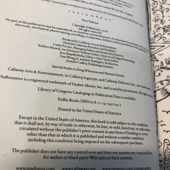 The English Roses Horray For the Holidays Book by Madonna Hardcover - Picture 6 of 7